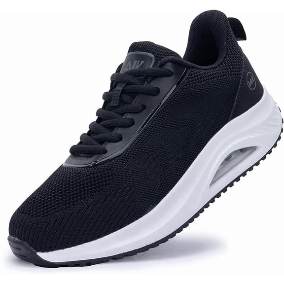 MAYKX Women Arch Support Walking Sneakers – Wide Toe Box Orthotic Shoes for Plantar Fasciitis US 6-11