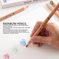 thumbnail image 3 of Juego De Lápices Rainbow, Lápiz De Color 4 En 1, Resistente, 6 Piezas Para La Creación, 3 of 7