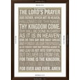 thumbnail image 5 of Art.com The Lord's Prayer Art Print, Brown Frame Wall Art, 32" x 44", 5 of 5