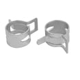 thumbnail image 2 of Unique Bargains 10 Pcs 10mm Spring Band Type Action Fuel Hose Pipe Low Pressure Air Clamp White, 2 of 3