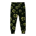 thumbnail image 5 of Girls St Patricks Day Outfit Sets Long Sleeve Green Clover Print Top and Pants Kids Holiday Outfit Sets,Size 11 T, 5 of 9