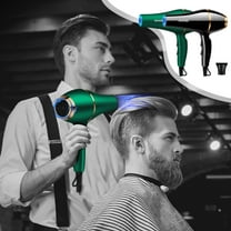 High-Power Hair Dryer | Portable Travel Hair Dryer with Low Radiation | Rapid Drying 3 Speed | Overheat Safety | Diffuser & Curling Comb Included | White Green Pink | 134.6°F Constant Temp | 19.98cm