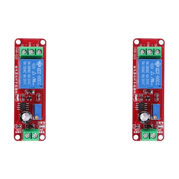 NE555 Módulo Interruptor Relé Temporizador Retardo 0 10S Componentes ...