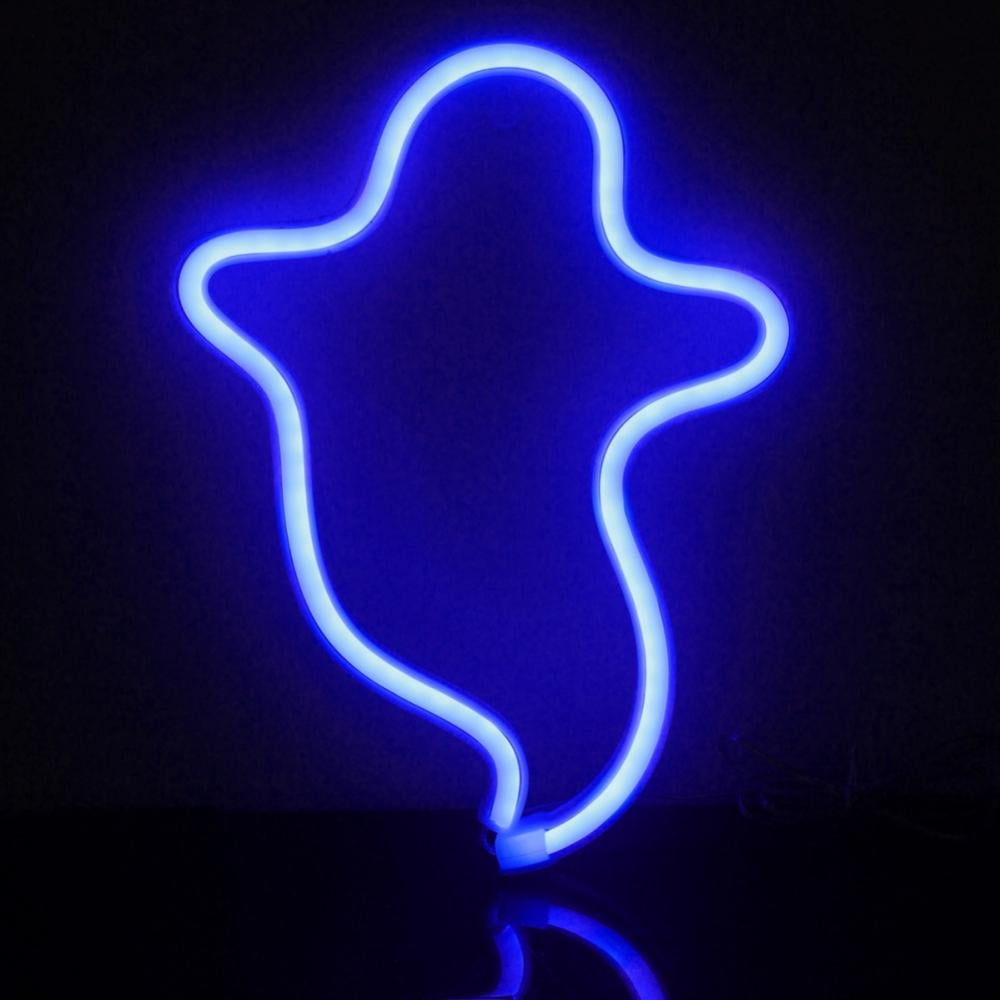 Catlerio Halloween Ghost Neon Signs Festival Decorative Lights Battery Powered Night Light For Room Walmart Com Catlerio Halloween Ghost Neon Signs Festival Decorative Lights Battery Powered Night Light For Room Walmart Com