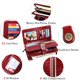 thumbnail image 4 of Cartera grande de piel para mujer, cartera grande para mujer, muchos compartimentos con 24 ranuras para tarjetas, cartera larga para mujer, protección RFID, 4 of 6