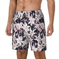thumbnail image 1 of Balery Lilies Flowers Bañador para hombre, shorts de playa de secado rápido con entrepierna y forro de compresión-XX-Large, 1 of 6