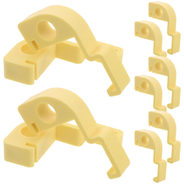 CRILSTYLEO 10Ud Clip Universal Para Ventilación De De Residuos Color Amarillo