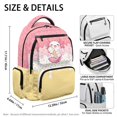 thumbnail image 5 of HELLHERO Ice Cream Pattern Lightweight Bookbag for School Middle School, Pockets Multi Pocket 600D Polyester Kids Backpack, 5 of 8