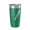 thumbnail image 1 of Otter Creek Reservoir Tumbler Lake Map Travel Mug Insulated Laser Engraved Coffee Cup Utah 20 oz Green, 1 of 1