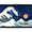Cobalt Sunrise Wave, variant on Cobalt Sunrise Wave - Removable Patch