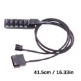 thumbnail image 5 of Power Cable Hub Splitter Adapter 1 to 5 4Pin CPU Cooling Case Chasis Fan for Computer 4Pin, 5 of 9
