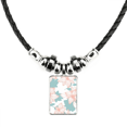 thumbnail image 1 of blue curacao flor planta pintura collar a mano colgante de cuerda de cuero Unbranded M, 1 of 3
