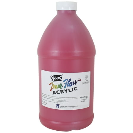 sax gal flow acrylic paint true medium toxic waterproof primary bright bottle plastic non body
