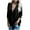 Black, variant on Ayolanni Womens Blouses Casual Long Sleeve Deep V-Neck Beige Solid Pullover Blouses Girls Shirts L