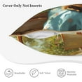 thumbnail image 5 of Haiem Lazy Home Style Guinea Pig Print Velvet Soft Solid Decorative Square Throw Pillow Covers Set with Elegant Piping Christmas Cushion Case for Sofa Bedroom Car-18"x18", 5 of 8