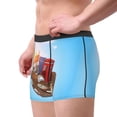 thumbnail image 4 of Haiem Trip to London Men's Boxer Briefs, Every Day Comfort Stretch Cotton Moisture-Wicking Underwear-Large, 4 of 9