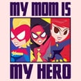 thumbnail image 2 of Toddler's Marvel My Mom Is My Hero Girl Squad  Graphic Tee Light Pink 4T, 2 of 3