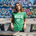thumbnail image 4 of Womens Nice Ish T Shirt Funny Xmas Party Santas List Joke Tee for Ladies Womens Graphic Tees, 4 of 9