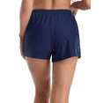 thumbnail image 3 of Hilor Women's Swim Board Shorts Plus Size Drawstring Swim Bottoms High Waist Swim Shorts, 3 of 6