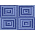 thumbnail image 1 of Ahgly Company Indoor Rectangle Patterned Sky Blue Dress Blue Area Rugs, 2' x 4', 1 of 6
