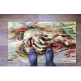 thumbnail image 5 of Woman Painting Rug, Woman Rugs, Modern Rugs, Abstract Woman Rug, Bath Rug, Soft Rug, Car Mat, Gift For The Home, Colorful Gift, Gift Rug, 3.3'x5' - 100x150 cm, 5 of 8