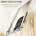 thumbnail image 5 of Compatible S Pen Case for Samsung Galaxy S23 Case with Kickstand & S Pen Holder,Hard Shockproof PC Full Coverage Stand Phone Case for Samsung Galaxy S23 Case Women,Galaxy S23 Case Champagne Gold, 5 of 14