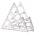thumbnail image 2 of OnlineGymShop CB19487 Aluminum Tabletop Wine Rack Stand Holder for 6 Bottles - Silver, 2 of 5