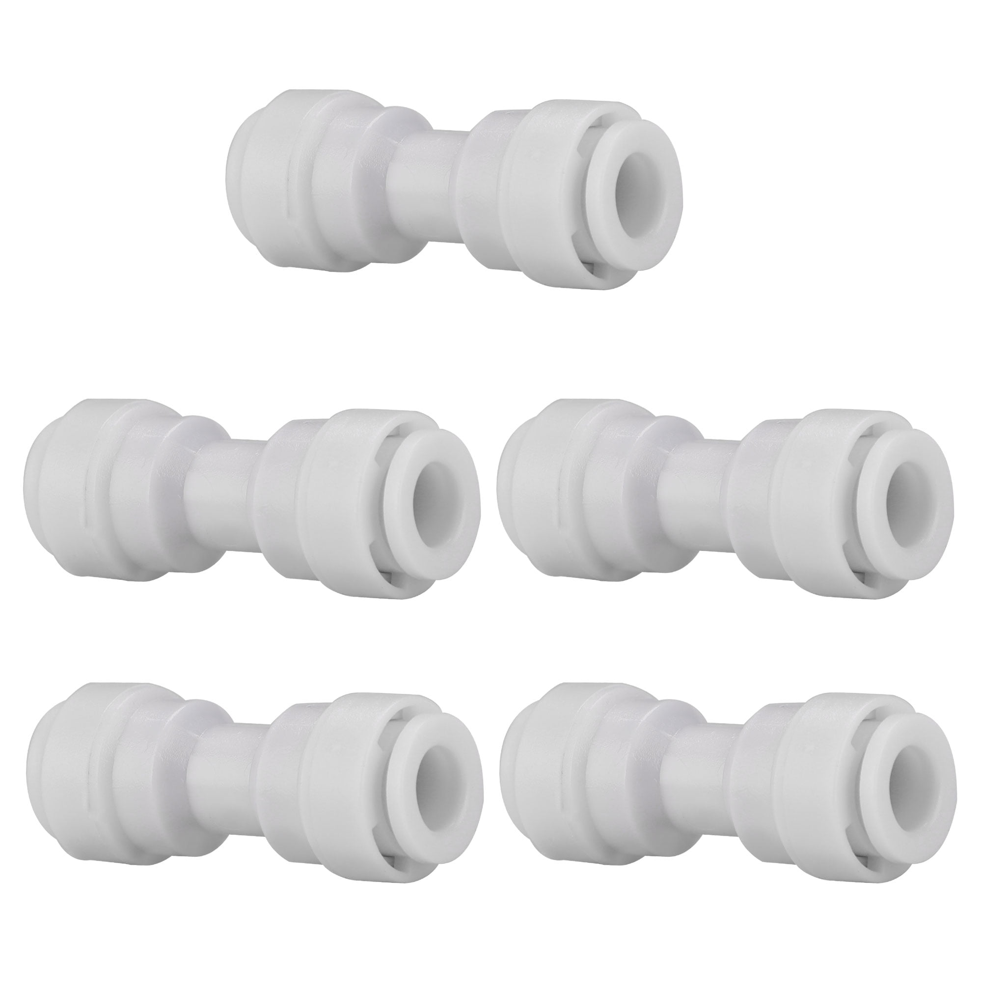 5pcs 1/4 Inch Straight Tube Quick Connector Water Filter Fittings Quick Connect Water Tube