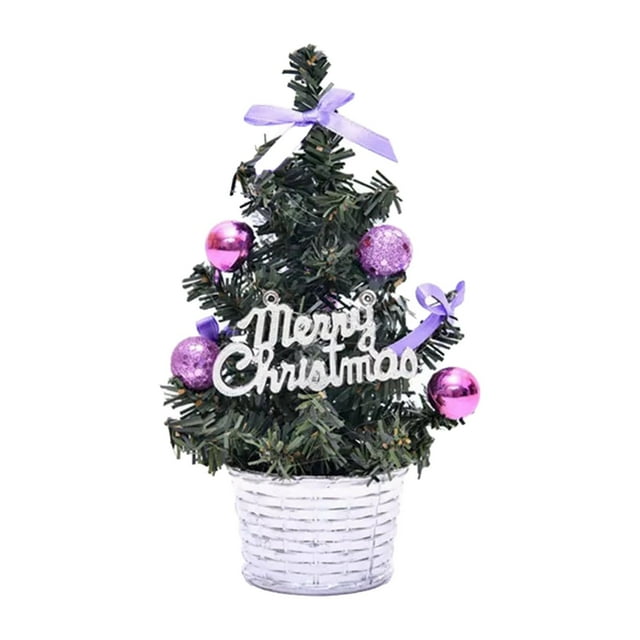TIELUTT Mini Christmas Tree Christmas Decorations Festive Tabletop Pendants Mailbox Ornament and Christmas Bulbs Complete Ornament Set Small Ornament Set Snowflake Christmas Ornament