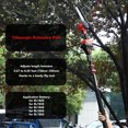 thumbnail image 4 of Extension Pole for Electric Pruner Shears, Electric Chainsaw Extension Pole Quick Release 2.5m  for Garden Flowering, 4 of 7