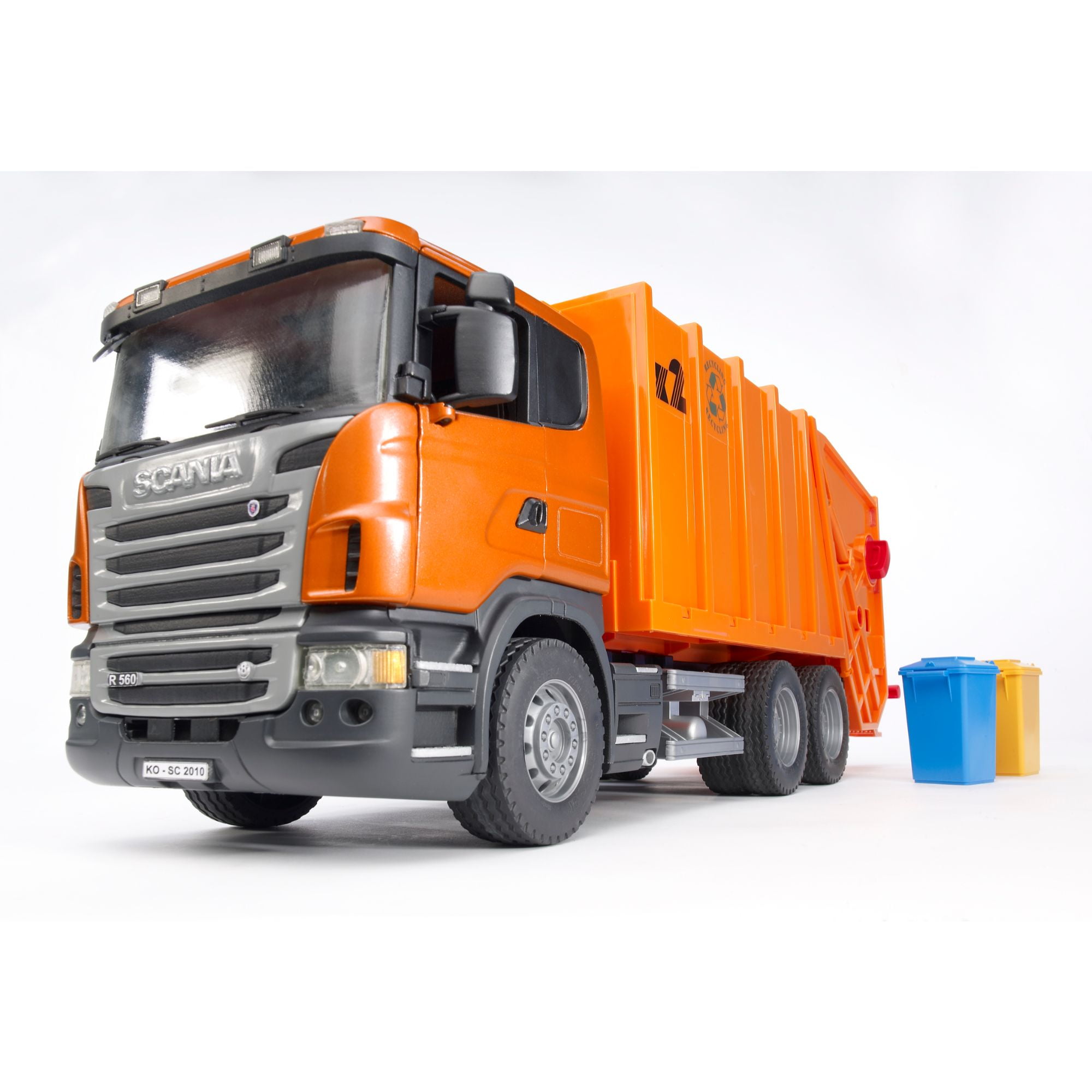 bruder scania garbage truck