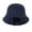 Navy, variant on Women'S Autumn And Winter Flowers Round Top Casual Fisherman'S Basin Cap Small Bowler Hat