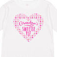 thumbnail image 4 of Inktastic Grandma's Sweetie Pie with Pink Hearts Boys or Girls Long Sleeve Toddler T-Shirt, 4 of 5