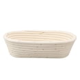 thumbnail image 3 of Juego de cestas de fermentación de pan de 25 cm Cesta de fermentación de masa madre de ratán natural ovalada Raspador de masa Cepillo de tela para revestimiento, 3 of 10