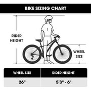 Hiland Women 26 21-Speed Green Mountain Bike
