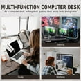 thumbnail image 3 of BestOffice 39.4 inches Computer Desk,Modern Simple Style PC Desk with Metal Frame，Nature, 3 of 7