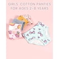thumbnail image 7 of Toddler Underwear Girls Panties Kids Briefs Comfortable Cotton Soft Cute Pattern 6 Pack for 2-8 Years, 7 of 7