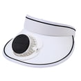 thumbnail image 3 of FEOLGEHLY Solar UPF Fan Cap, Solar Powered Sun Hats for Women Men, with Adjustable Headband and Lightweight Breathable Material, for Outdoor Activities Hiking, Camping, White, 3 of 6