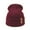 Wine Red, variant on Knit Short Watch Cap CQXIDFH Adult Solid Knitted Winter Hat, Candy Color Casual Pullover Cap, Warm Cold Weather Headwear for Outdoor, Beanie Hat (Black, One Size)