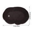 thumbnail image 2 of LEEYNEER Large Turtle Bathing Tub With Ramp Reptile Feeding Dish Tortoise  Bowl Reptile Bathing Tub Turtle Pond Tub For Gecko Bearded Dragon, 2 of 7