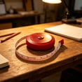 thumbnail image 4 of ZZkhGO Compact Tape Measure, Flexible 59-Inch Body Measuring Tape for Sewing Tailoring, Retractable Cloth Ruler with Push Button for Home Craft Dressmaking, Red, 4 of 6