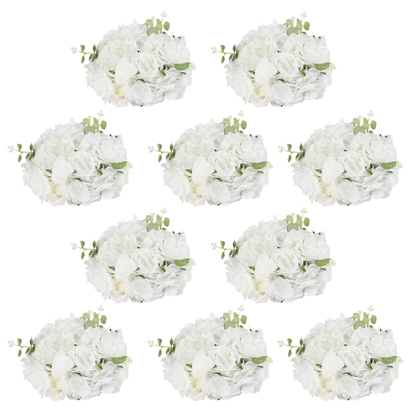 10-pack Artificial Flowers Arrangements Artificial Flower Bouquets Wedding Flower Balls for Centerpieces Decor