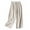 Khaki, variant on Bmisegm Linen Pocket Elastic Breathable Trousers Loose Cotton Waist Pant Womens Pants Pants for Women Navy XXL