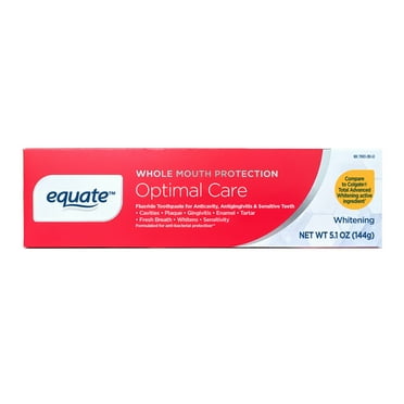Equate Whole Mouth Protection Optimal Care Toothpaste, 5.1 oz