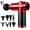 Red, variant on Massage Gun Home-use Exercise Muscle Relaxation Massager 32 Speeds and 8 Massages Heads Silent Extremely Long Battery Life Portable Handheld for Legs,Back,Arms,Waist Pain Relief (Red)