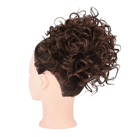 Women's Messy Synthetic High Temperature Fiber Hair Tie Ponytail Holder for Effortless Style and Comfort