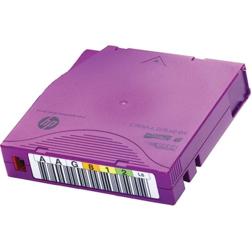 HPE LTO6 Ultrium Non Custom Label 20 C7976AN Data Cartridge ...