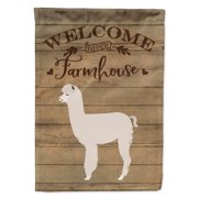 Carolines Treasures CK6863CHF Alpaca Welcome Flag Canvas House Size , Large, multicolor