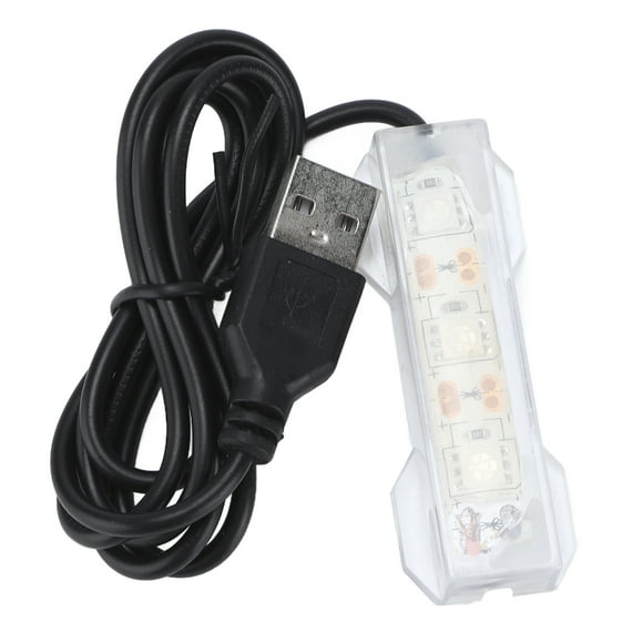 Loewten Lumière LED pour Aquarium, Lumière USB en Plastique pour Plantes Aquatiques Paysage