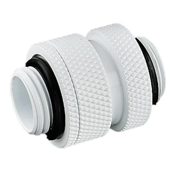 Bitspower G1/4" Adjustable Aqua Link Pipe (16-22mm), Deluxe White